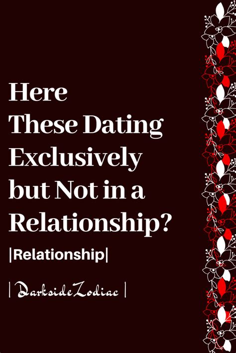 when to discuss dating exclusively